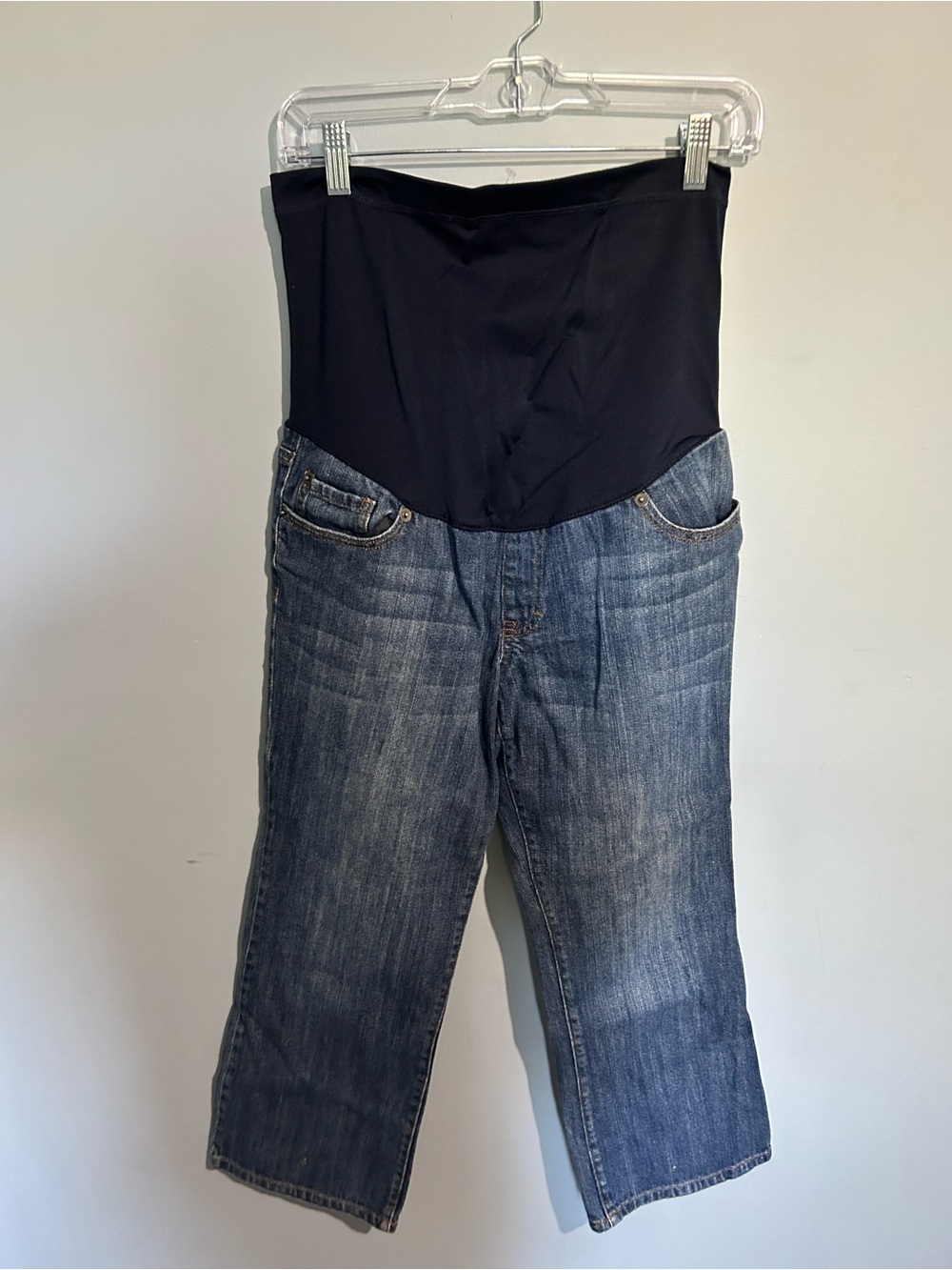 💐10 for $50 Liz Lange for Target Dark Blue Cropped Maternity Jeans